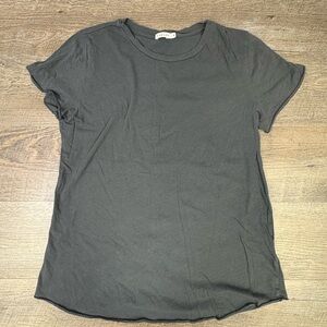 COMUNE “Beverly” 100% Cotton Tee – Charcoal Gray – Size Small